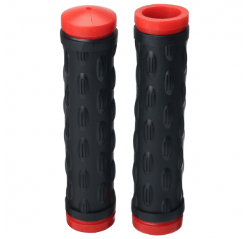 Chwyt HY-503-3 PCV;L:128mm;Czarno-Czerwony