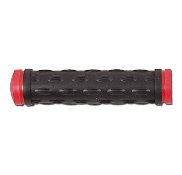 Chwyt HY-503-3 PCV;L:128mm;Czarno-Czerwony