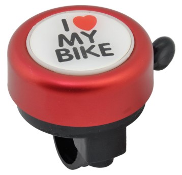 Dzwonek DZ008 Alu/PVC;54mm;CZERWONY