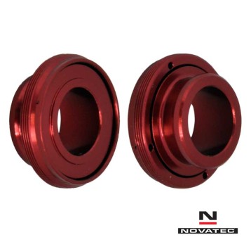 Kapsle p.przód NOVATEC D771SB Alu;15mm;V2;RED