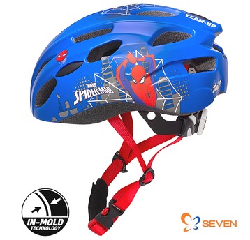 Kask dziecięcy SPIDER MAN In-Mold;Niebieski;"M"(52-56cm)