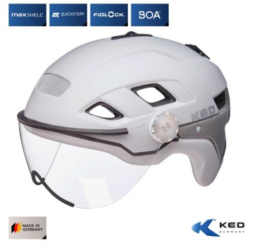 Kask KED B-VIS X-LITE Szary;City;"L"(56-61cm)