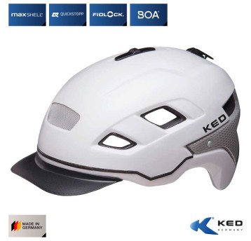 Kask KED BERLIN Szary;City;"M"(52-58cm)