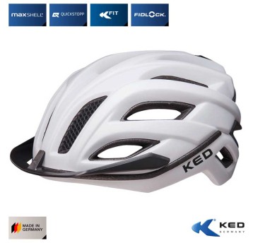 Kask KED CHAMPION VISOR Szary;MTB;"L"(58-61cm)
