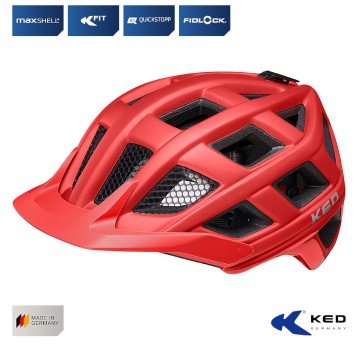Kask KED CROM Czerwony;MTB;"L"(57-62cm)