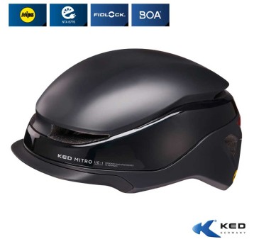 Kask KED MITRO UE-1 Czarny;City;MIPS;"L"(58-61cm)