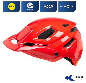 Kask KED PECTOR ME-1 Czerw.;MTB;MIPS;"M"(52-58cm)
