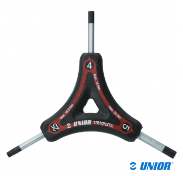 Klucz imbus./torx UNR-1781/2HXTX typ "Y";4/5/TX25