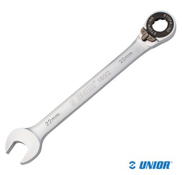 Klucz płaski UNR-160/2 Oczkowy;Grzechotka;13mm