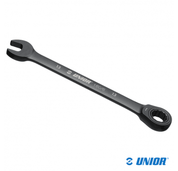 Klucz płaski UNR-160/2 Oczkowy;Grzechotka;13mm
