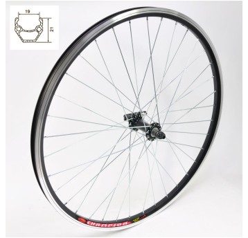 Koło 26" przód SFDM-CT10F QR;VB;CZ/SR/CZ