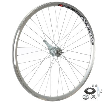 Koło 28" tył PTOP Torp.Falcon/Alu.Stożek;CP/SR