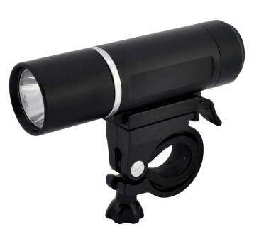 Lampa przód JY246 1x3W LED;Alu;n/Baterie;CZARNA