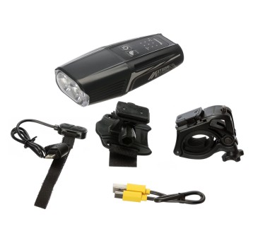 Lampa przód METEOR STORM PRO 2000lm;2xSST-40;IPX5