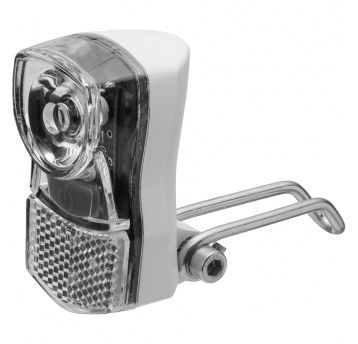 Lampa przód XC210 1W LED;7lux;IPX3;n/Bat.;BIAŁA