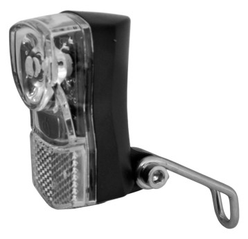 Lampa przód XC210 1W LED;7lux;IPX3;n/Bat.;CZARNA