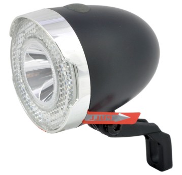 Lampa przód XC230 0.5W LED;60lm;IP44;n/Bat.;CZARNA