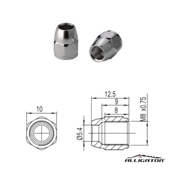 Nakrętka banjo HCP15-1 Nierdz.;M8x0.75;5szt