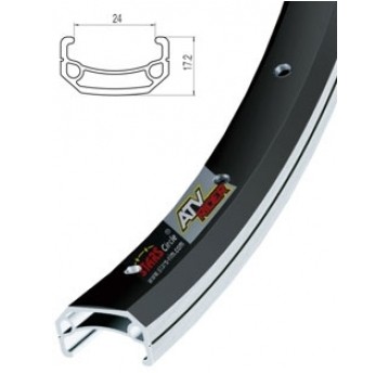 Obręcz Alu 20" J24SG 24x17.2mm;36H;CZ