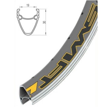 Obręcz Alu 26" J19DG 19x30mm;36H;CZ