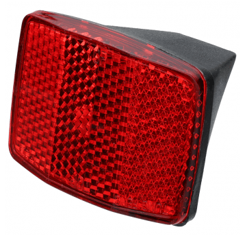 Odblask tył TF-201A Kwadratowy;n/Błotnik;Czerwony