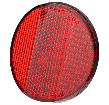 Odblask tył TF-215 Orągły;n/Błotnik;Czerwony