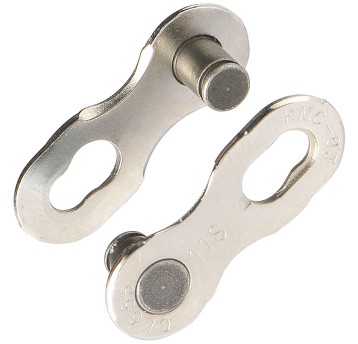 Ogniwo złączne CL555R 11s;1/2"x11/128";Srebrne