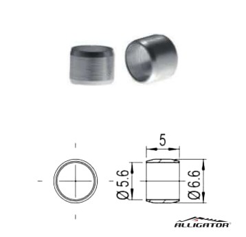 Oliwka przew.hydr HCP02HY Aluminium;5.6mm;10szt