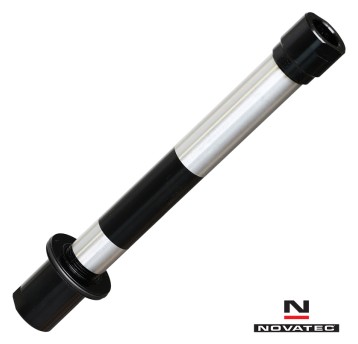 Oś p. tył NOVATEC CLD792SB Alu;X12x142mm;Kapsel