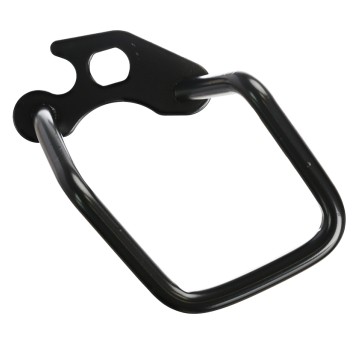 Osłona przerzutki HS-284K Stal;Krótka;Czarna