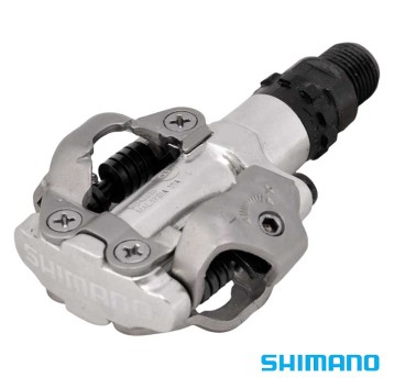 Pedał PD-M520 SPD;9/16";Shimano;SREBRNE