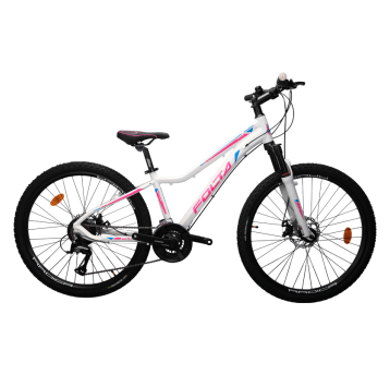 Rower 26" VICCA Alu;3x7s;DB;14" WH/PN