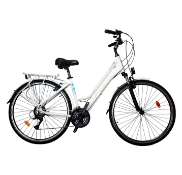 Rower 28" IGEA Alu;3x7s;VB WH