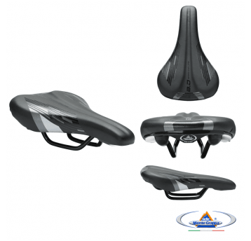 Siodło 1220 B.J. Junior;235x145mm;Czarno/Szare