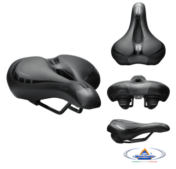 Siodło 6255PLUS LYRA 270x200mm;Elastomer;Czarne