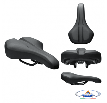 Siodło BMG S009 MYO 290x160mm;Czarne