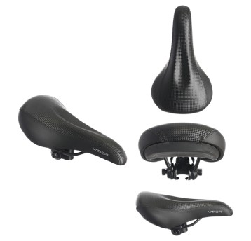 Siodło IB-GW636 MTB;265x160mm;Jarzmo;CZ/CZARNE