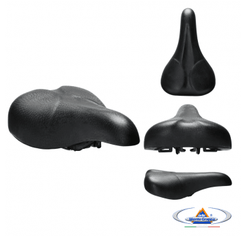 Siodło SMG-910 285x170mm;Jarzmo;Czarne