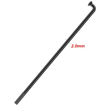 Szprycha SLE Spokes 296mm Stal;Ocynk;CZARNA