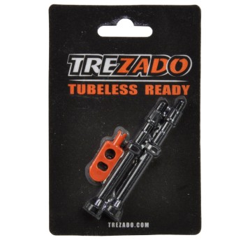 Zawór TREZADO Presta 60mm d/Tubeless;2szt;CZ
